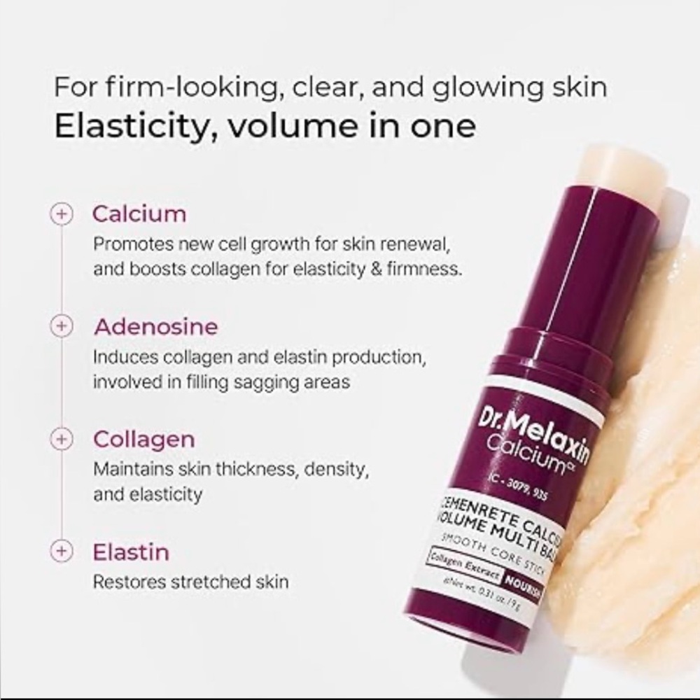 ✨Dr. Melaxin Cemenrete Calcium Volume Multi Balm Volume Stick NEW & SEALED✨ - Picture 6 of 9